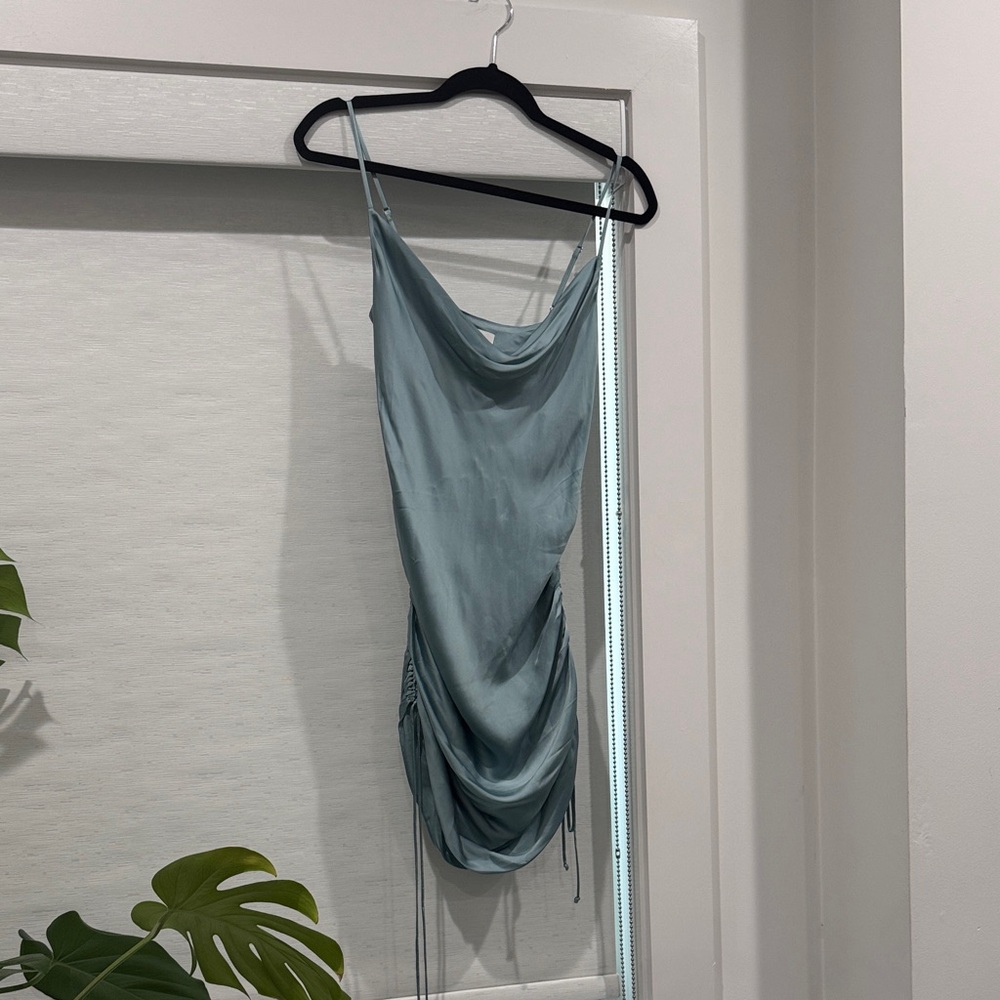 Elegant Draped Slip Dress